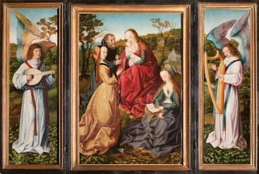 Mystic Marriage of Saint Catherine with Saints and Angels, c.1500-10